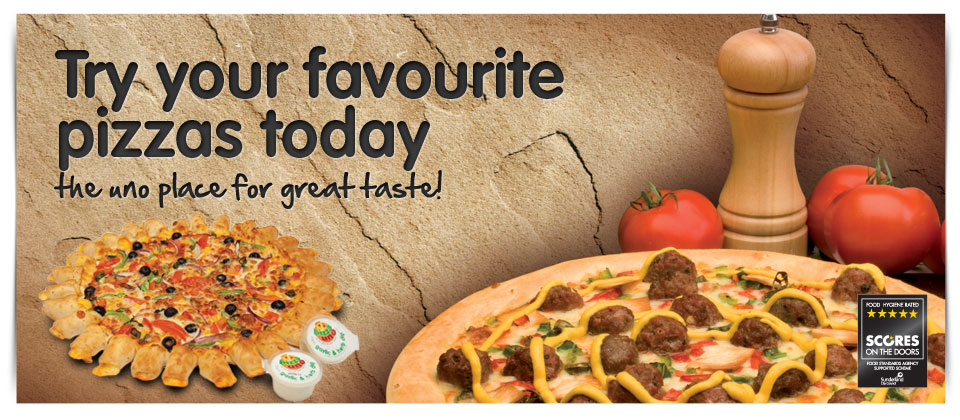 Try your favourite pizzas today!